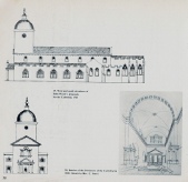Llandaff Cathedral 1743 and 1828