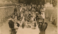 VE Day party, 8th May 1945, on The Green 