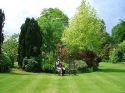 Jenny in the gardens at Arundells