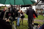 Filming in Llandaff