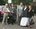 Geoffrey Barton-Greenwood, Liccy, Theo and Maddie Dahl, and Jennifer Barton-Greenwood